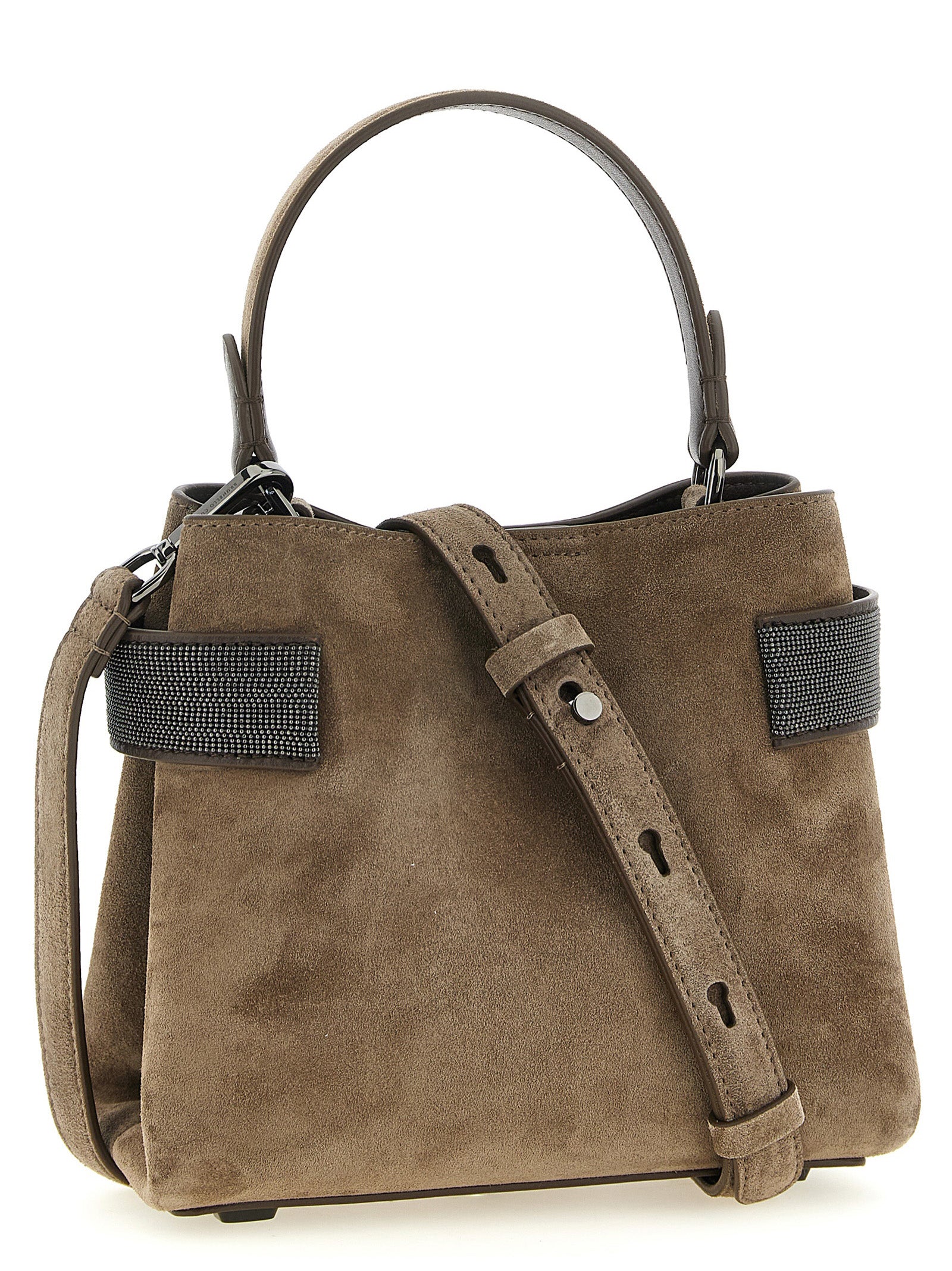 Braune Kalbsleder-Handtasche
