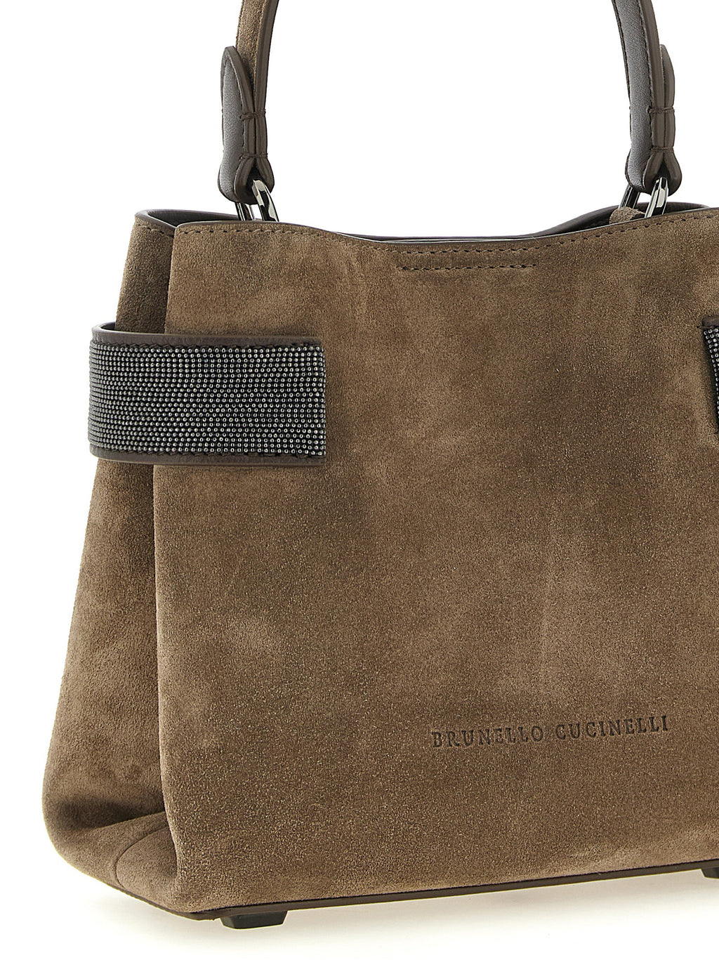 Braune Kalbsleder-Handtasche