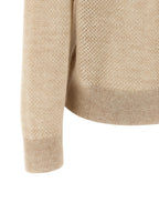 Gold Wool Polo Shirt
