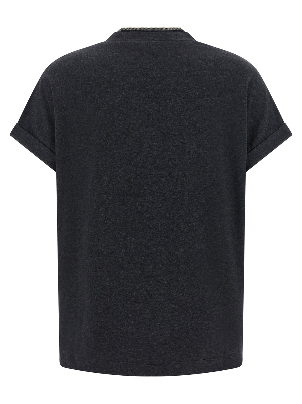 Graues Baumwoll-T-Shirt