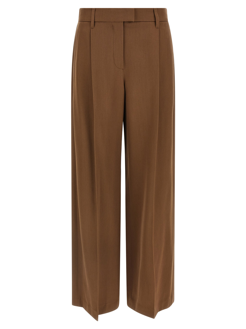 Braune Hose aus reiner Schurwolle
