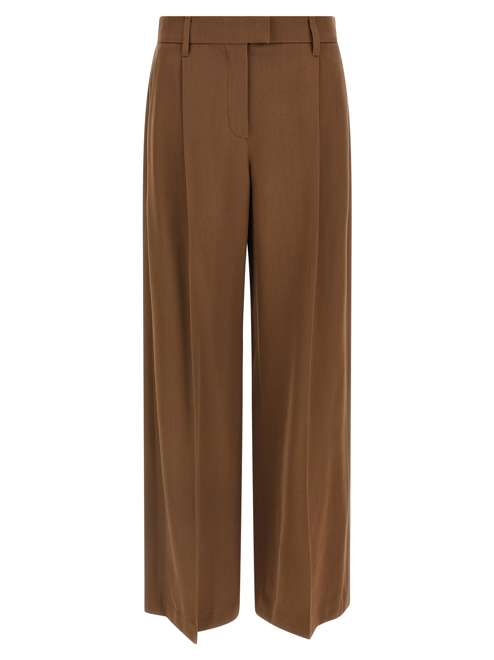 Braune Hose aus reiner Schurwolle
