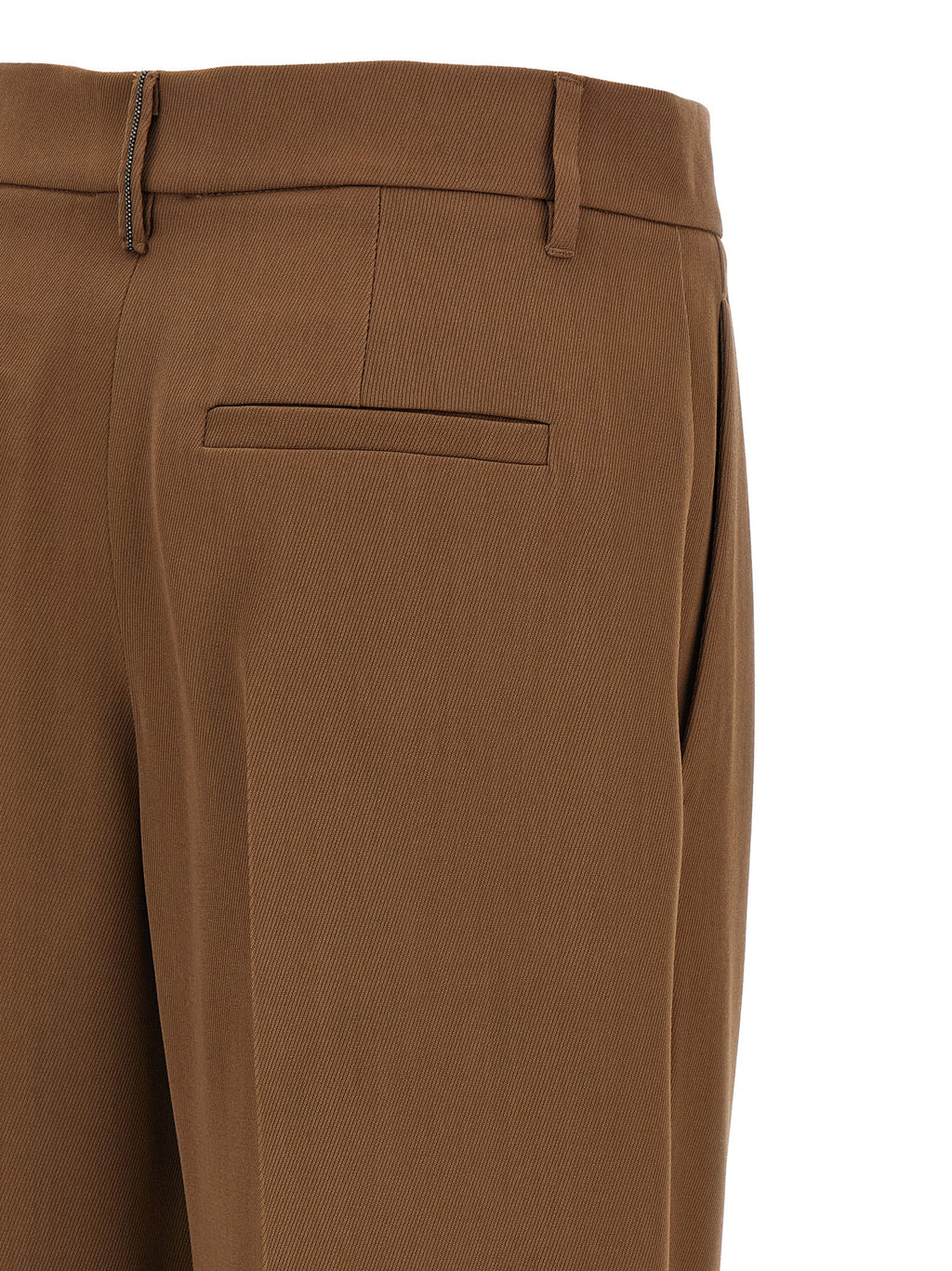Braune Hose aus reiner Schurwolle