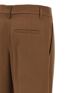 Braune Hose aus reiner Schurwolle
