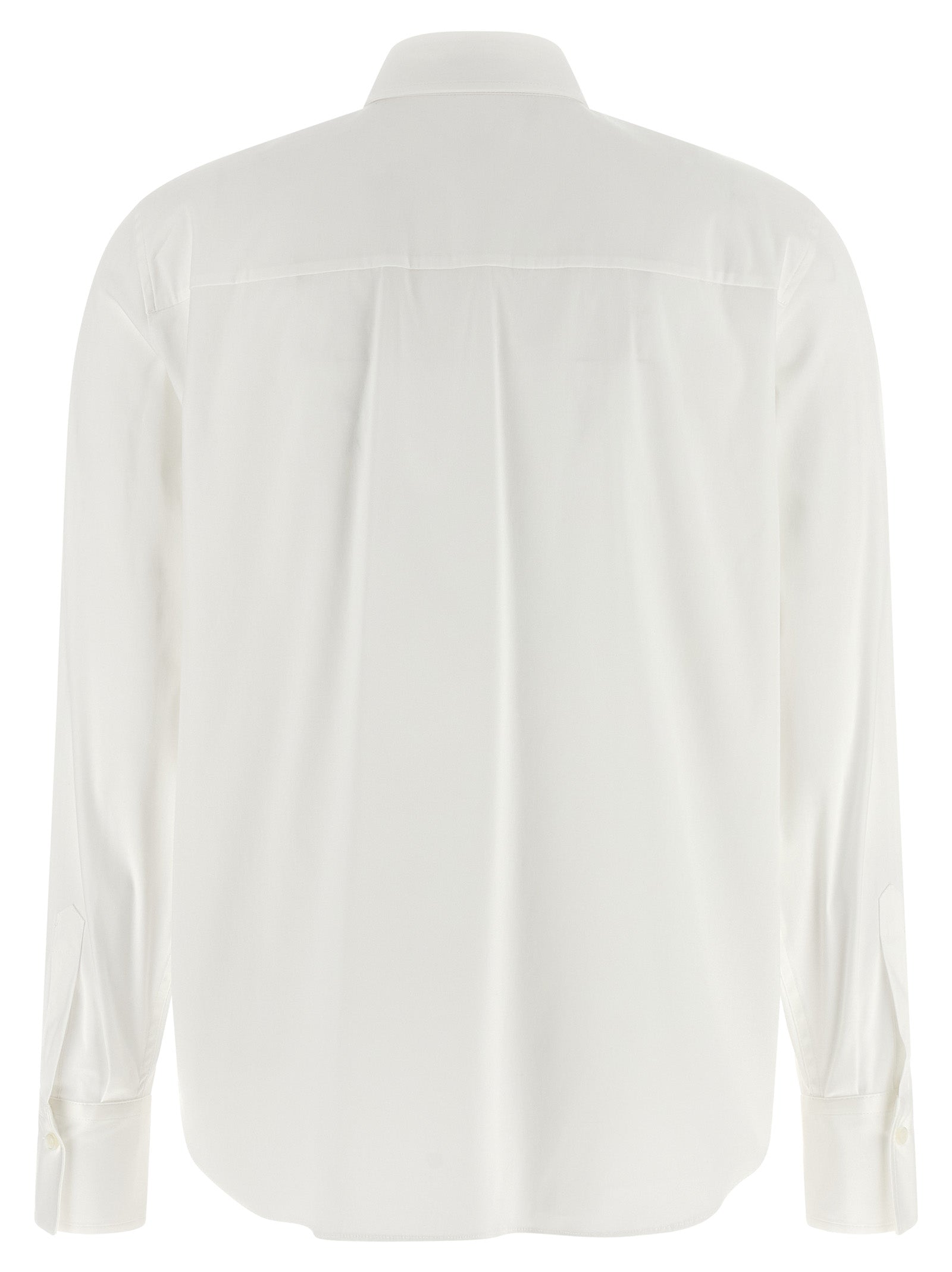 Weiße Baumwollbluse