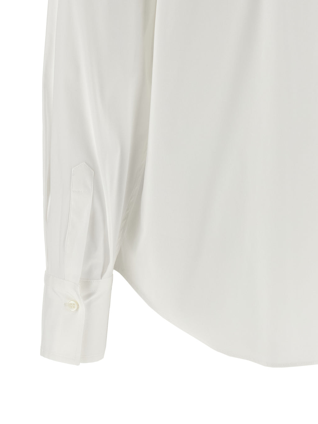 Weiße Baumwollbluse