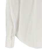 Weiße Baumwollbluse