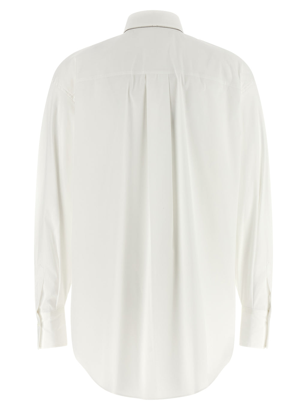 Weiße Baumwollbluse