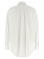 Weiße Baumwollbluse