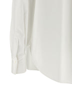 Weiße Baumwollbluse