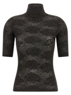 Brauner Seiden-Cardigan