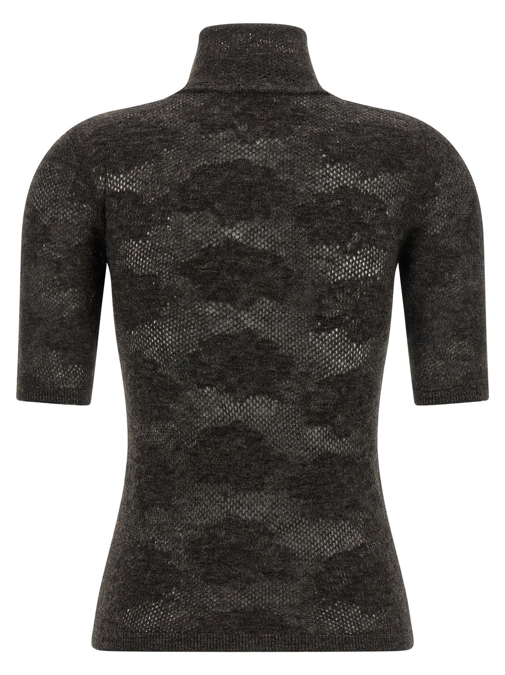 Brauner Seiden-Cardigan