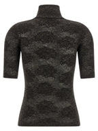 Brauner Seiden-Cardigan