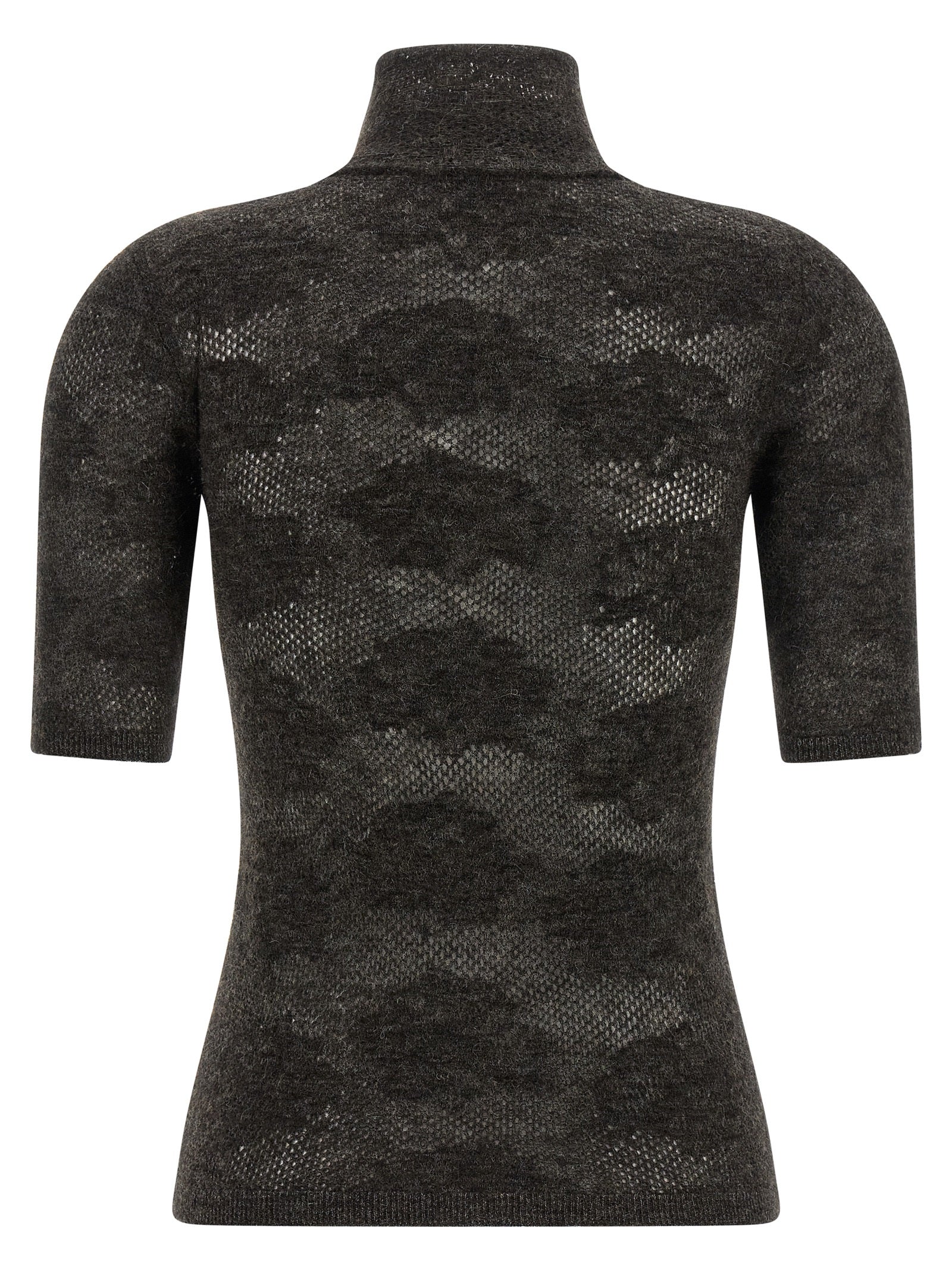 Brauner Seiden-Cardigan