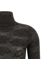 Brauner Seiden-Cardigan