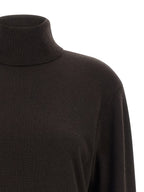 Brauner Kaschmir-Strickjacke