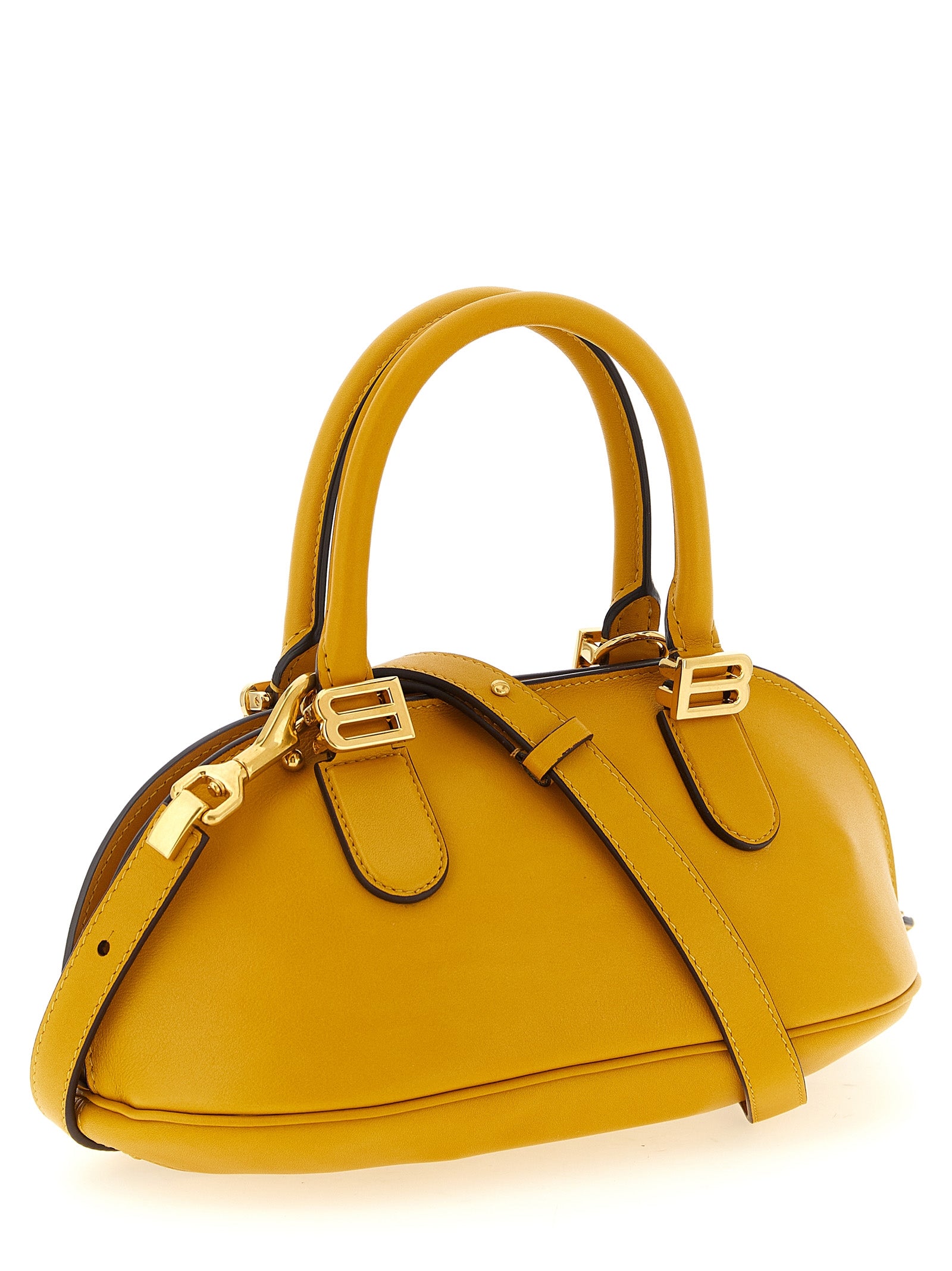 Zweifarbige Handtasche aus Leder