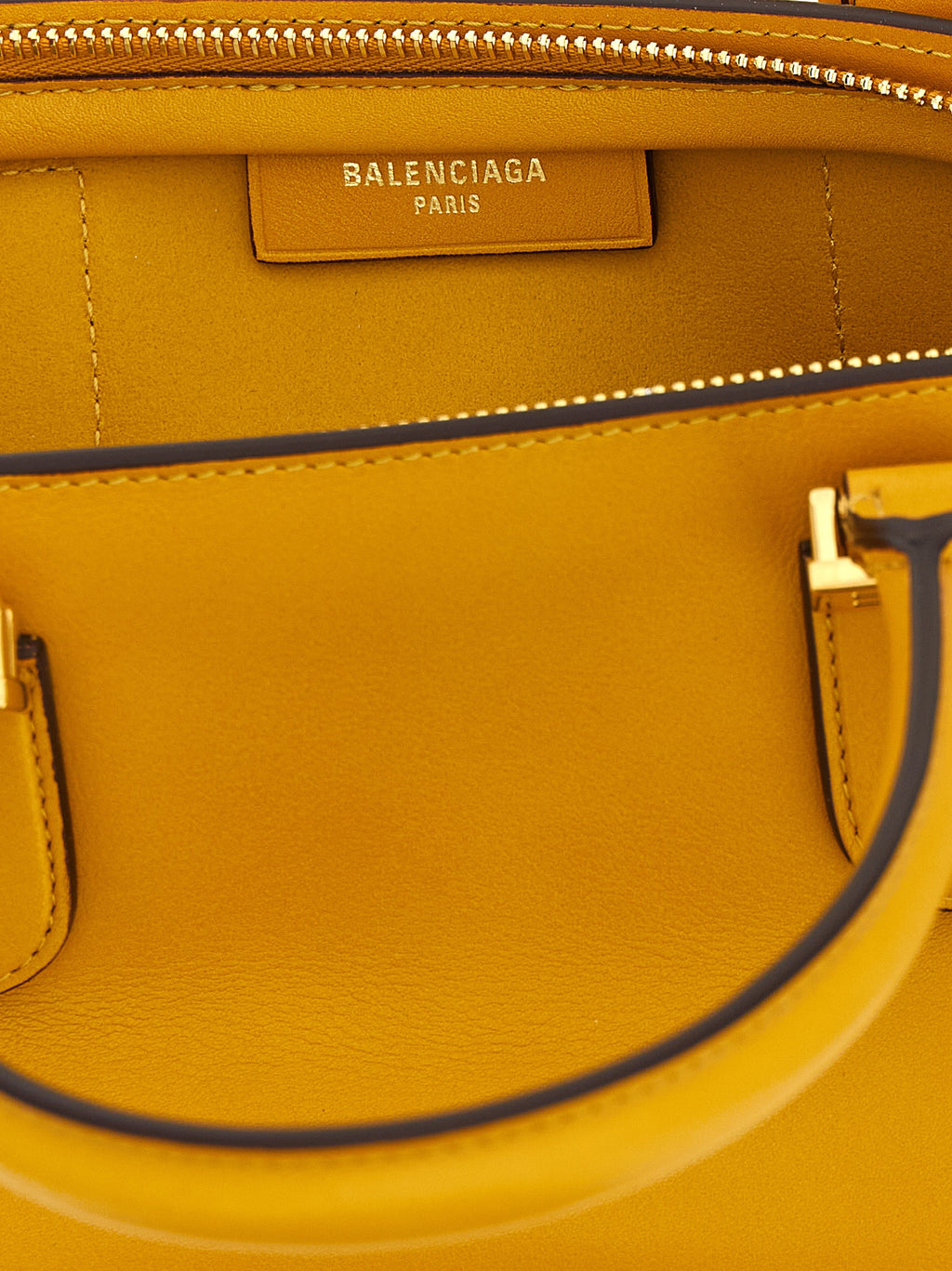 Zweifarbige Handtasche aus Leder