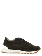 Braune Kalbsleder-Sneaker