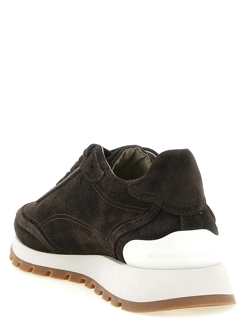 Braune Kalbsleder-Sneaker
