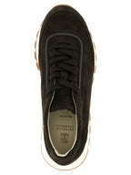 Braune Kalbsleder-Sneaker
