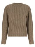 Beige Cashmere Cardigan