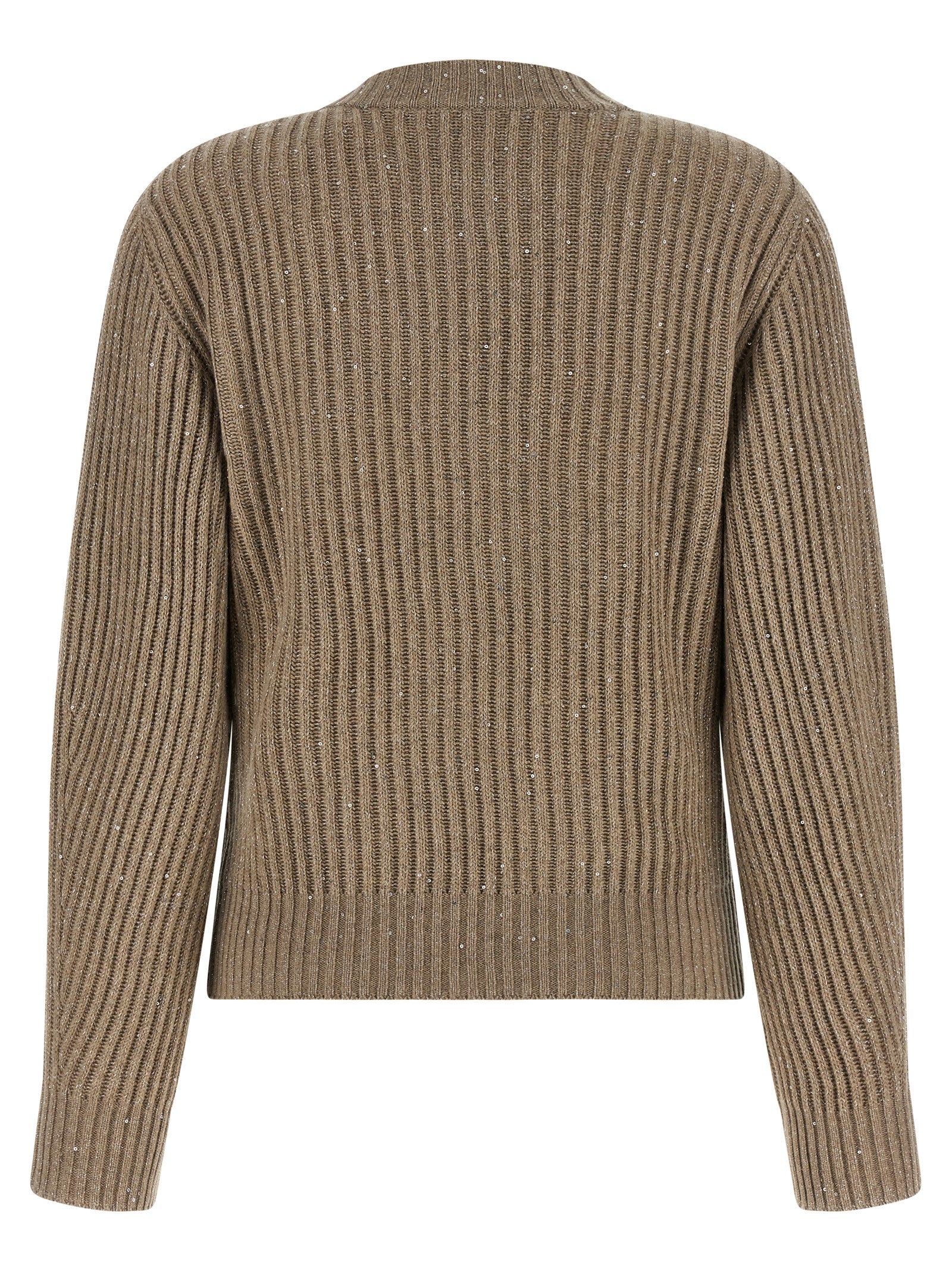 Beige Cashmere Cardigan