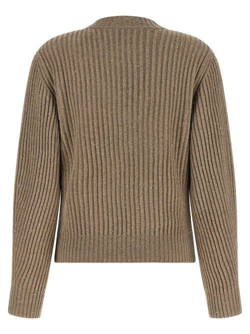 Beige Cashmere Cardigan