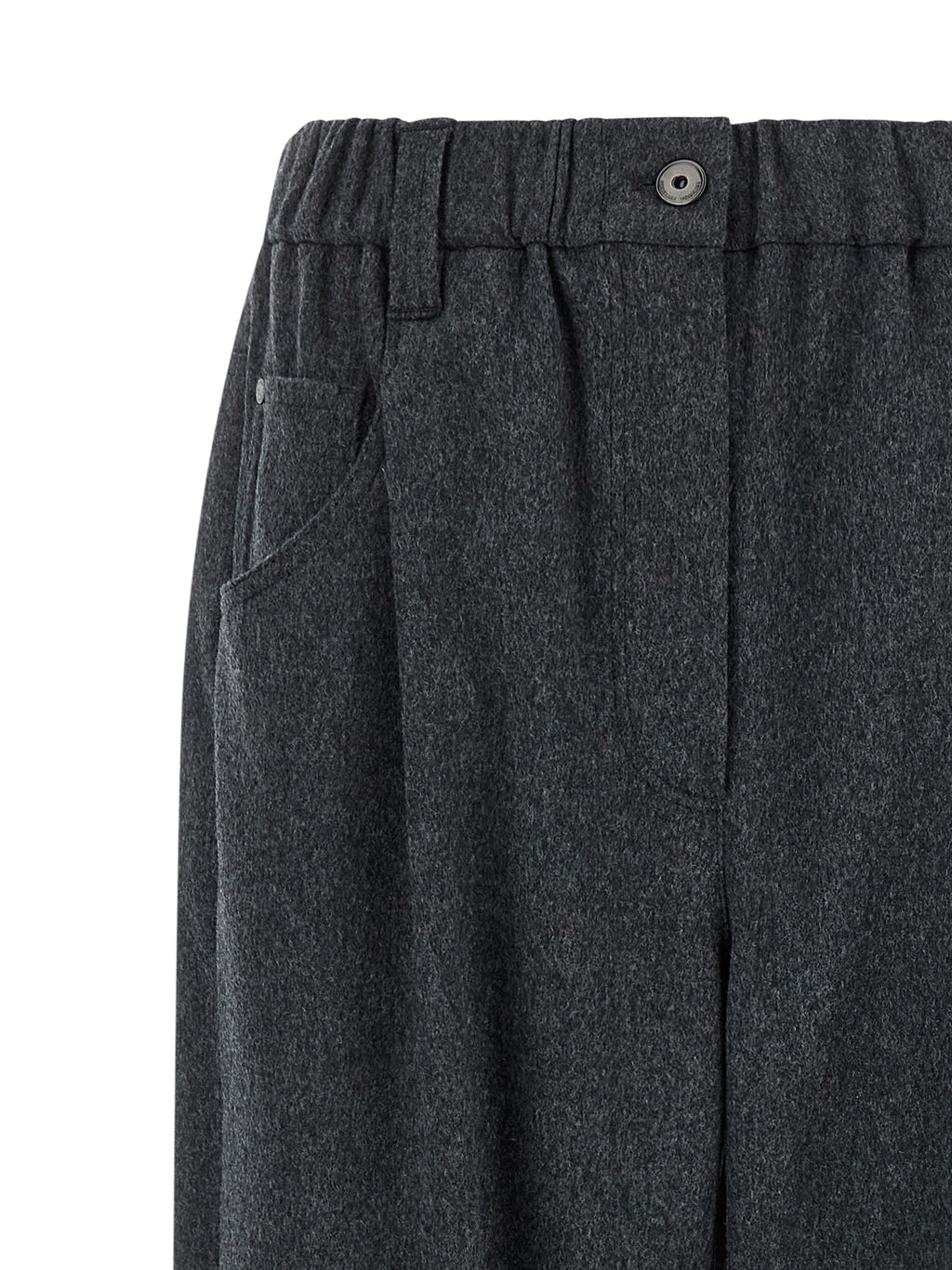 Graue Wollhose