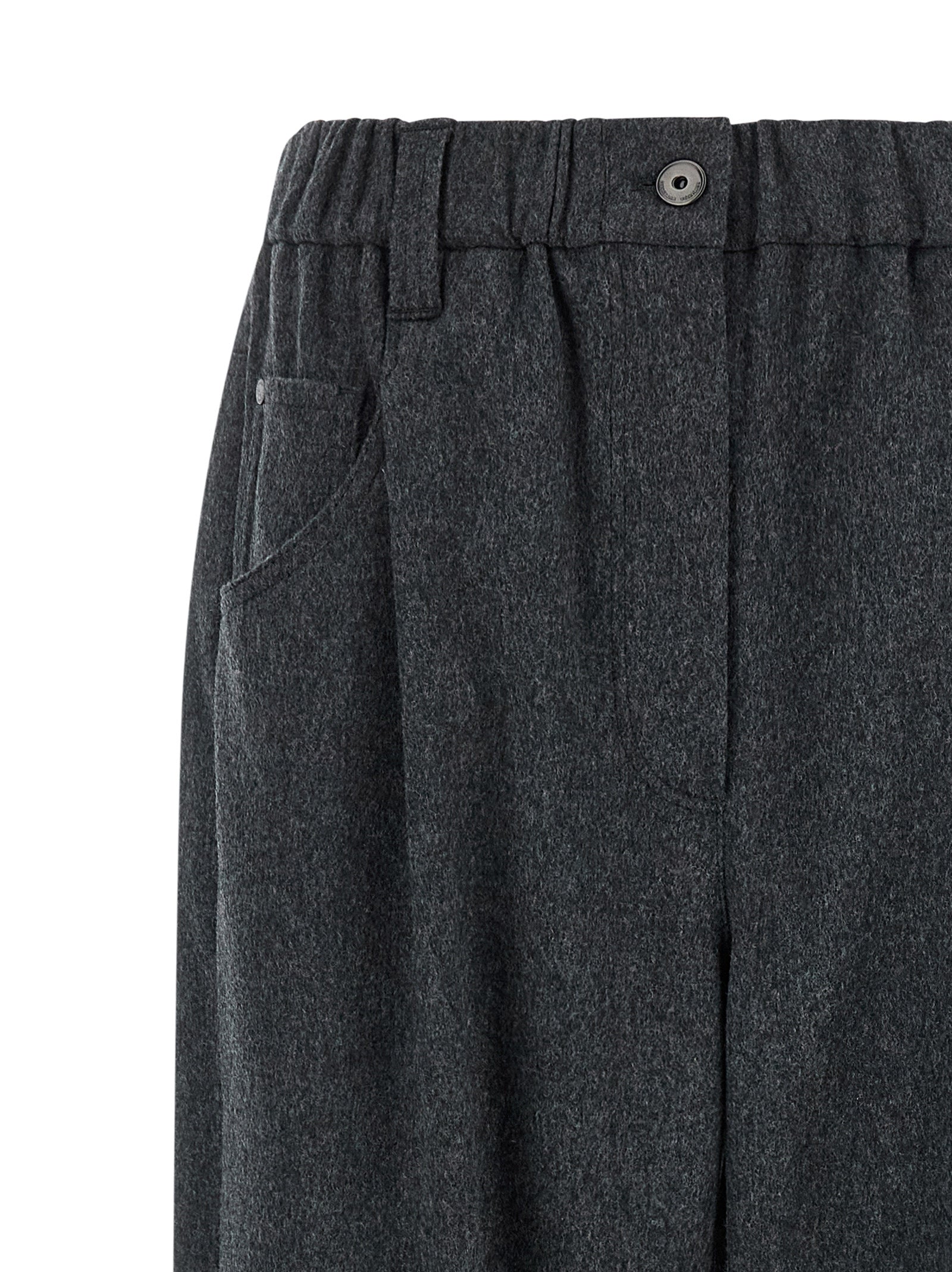 Graue Wollhose
