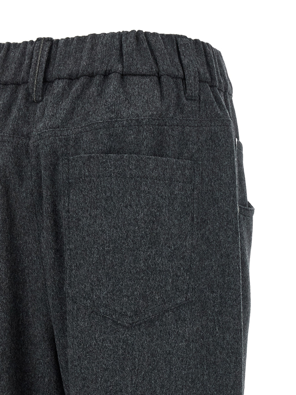 Graue Wollhose