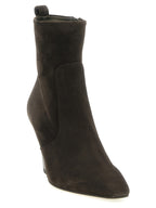 Ankle Boots aus braunem Kalbsleder