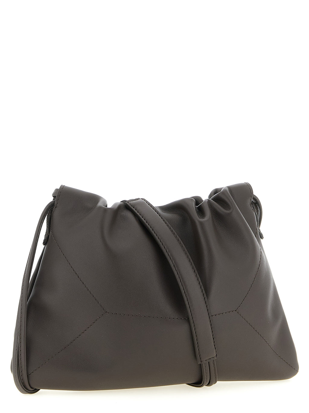 Braune Kalbsleder-Clutch