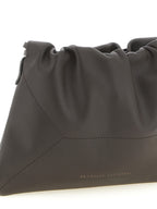 Braune Kalbsleder-Clutch