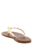 Weiße Kalbsleder-Slipper Valentino Garavani