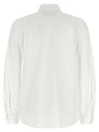 Weiße Baumwollbluse