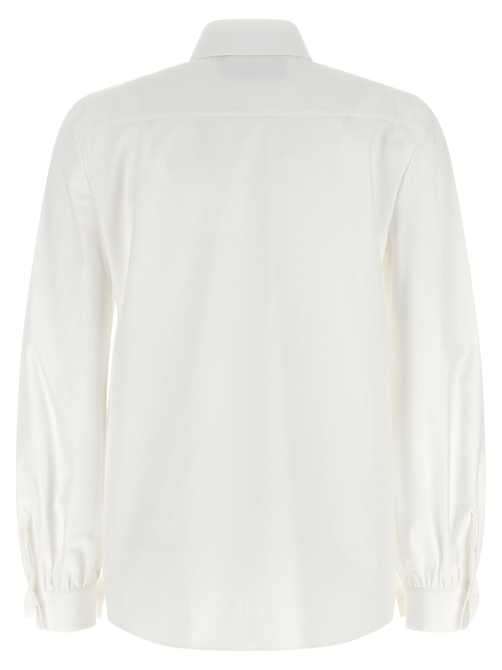 Weiße Baumwollbluse