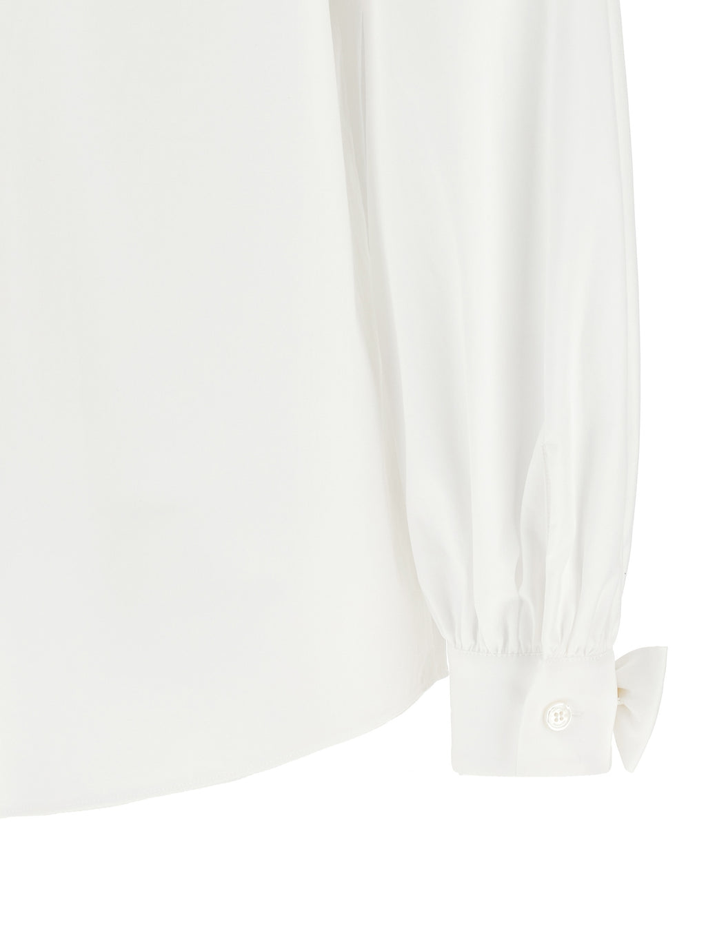 Weiße Baumwollbluse
