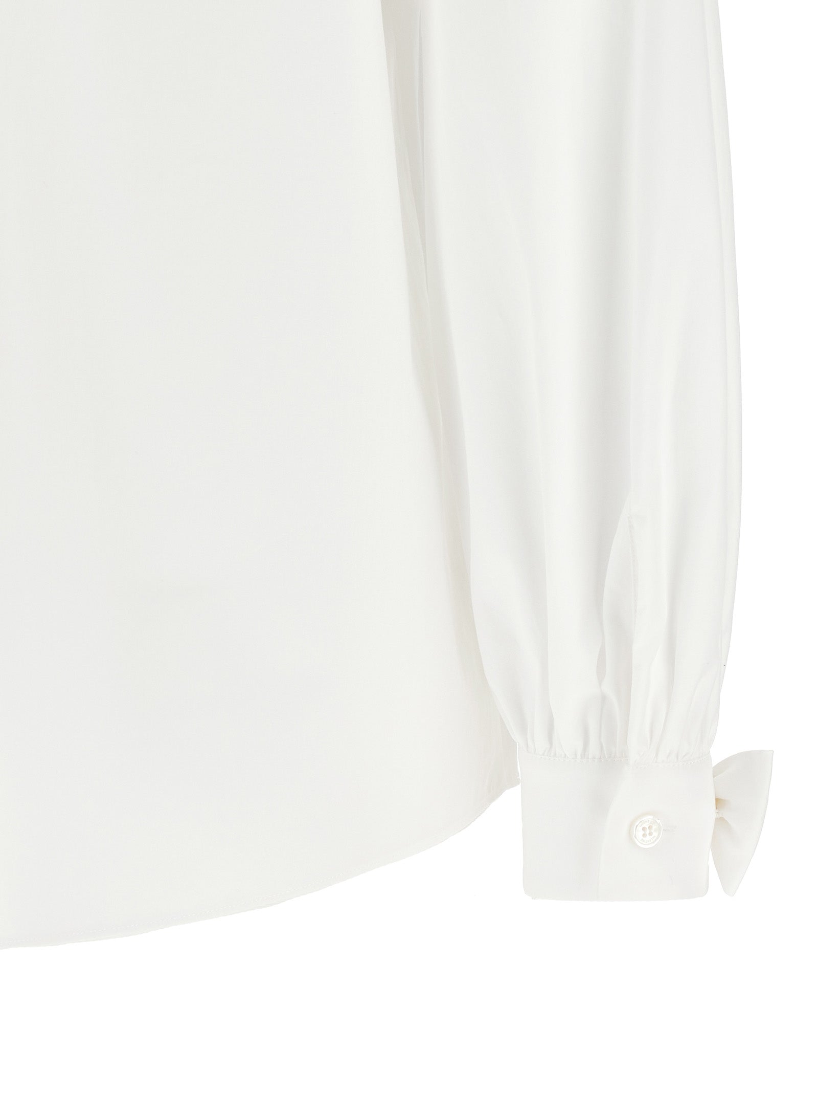 Weiße Baumwollbluse