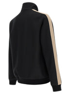Schwarzer Polyester-Sweatshirt