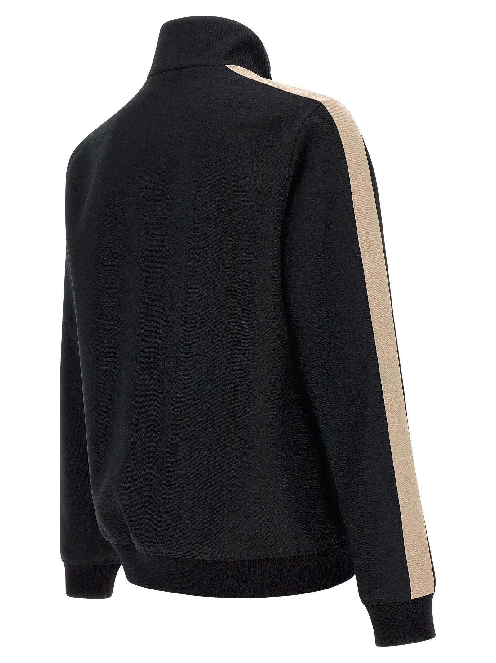Schwarzer Polyester-Sweatshirt