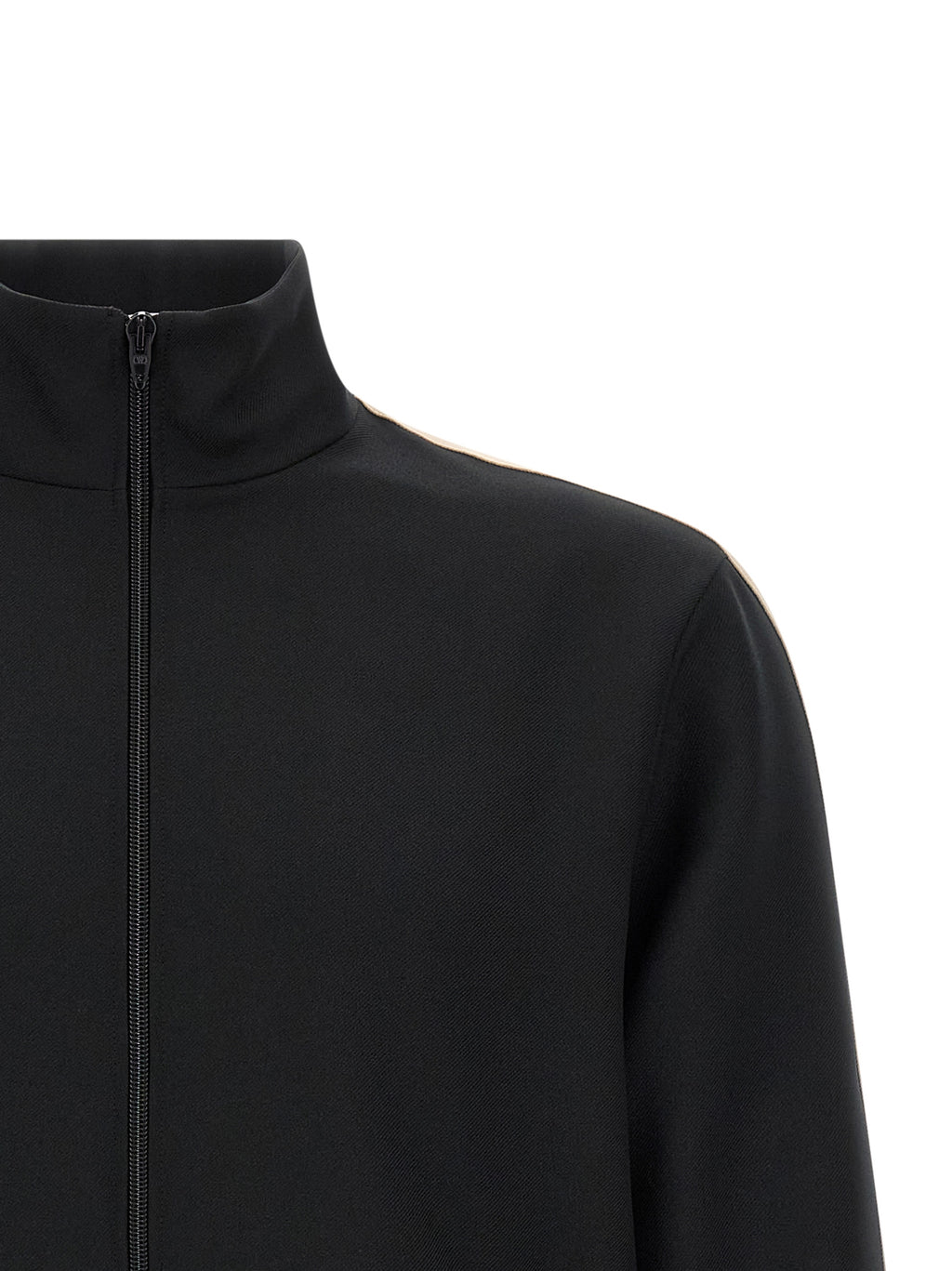 Schwarzer Polyester-Sweatshirt