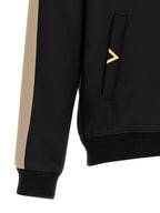 Schwarzer Polyester-Sweatshirt