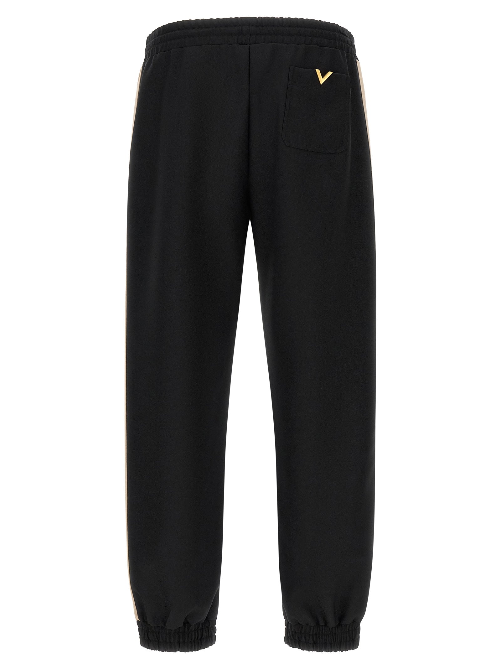 Schwarze Polyester-Sporthose