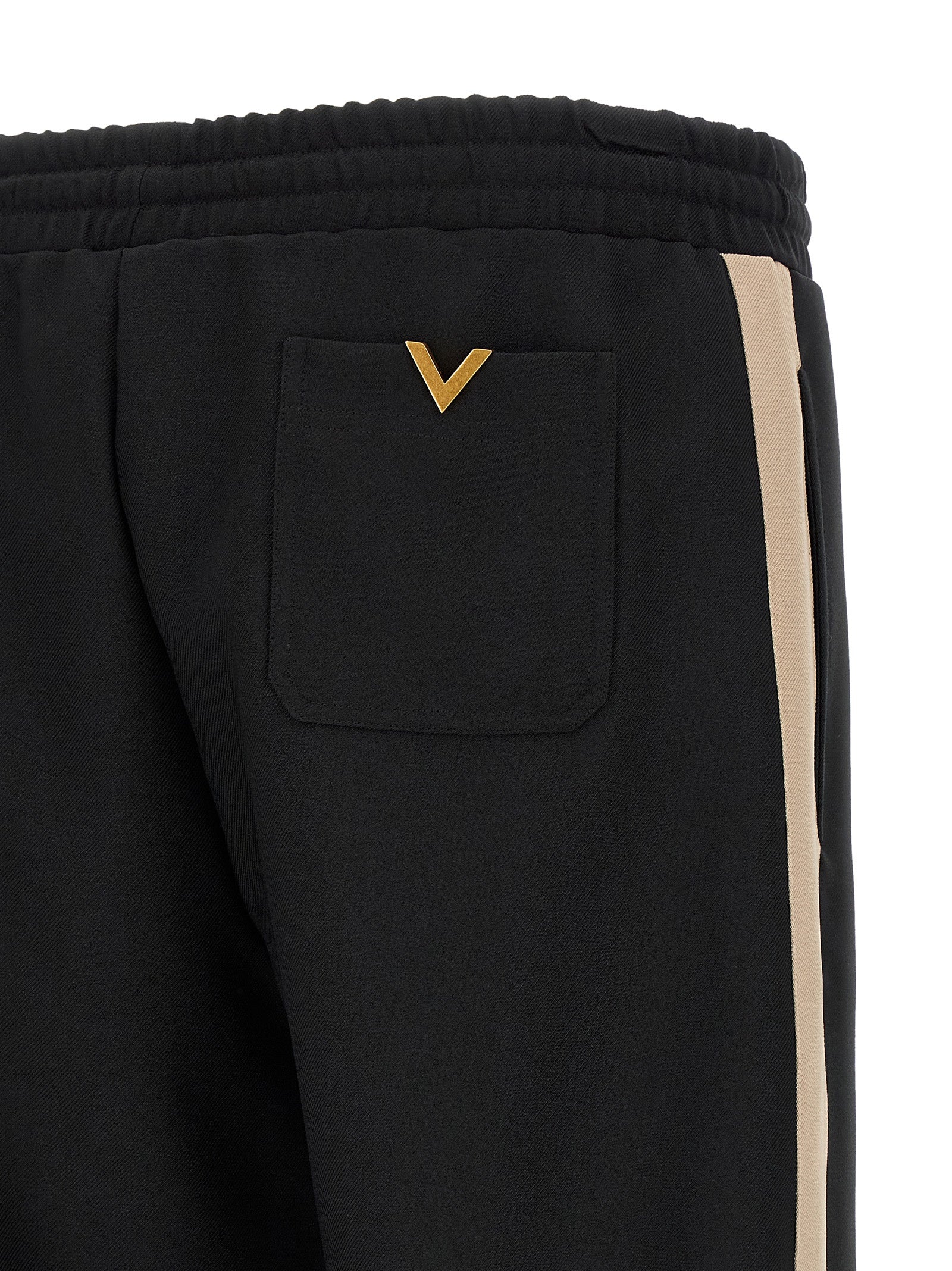 Schwarze Polyester-Sporthose