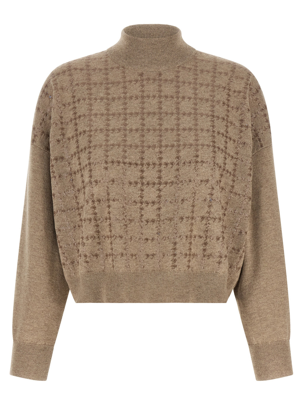 Beige Cashmere Cardigan