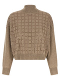 Beige Cashmere Cardigan