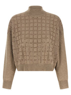 Beige Cashmere Cardigan
