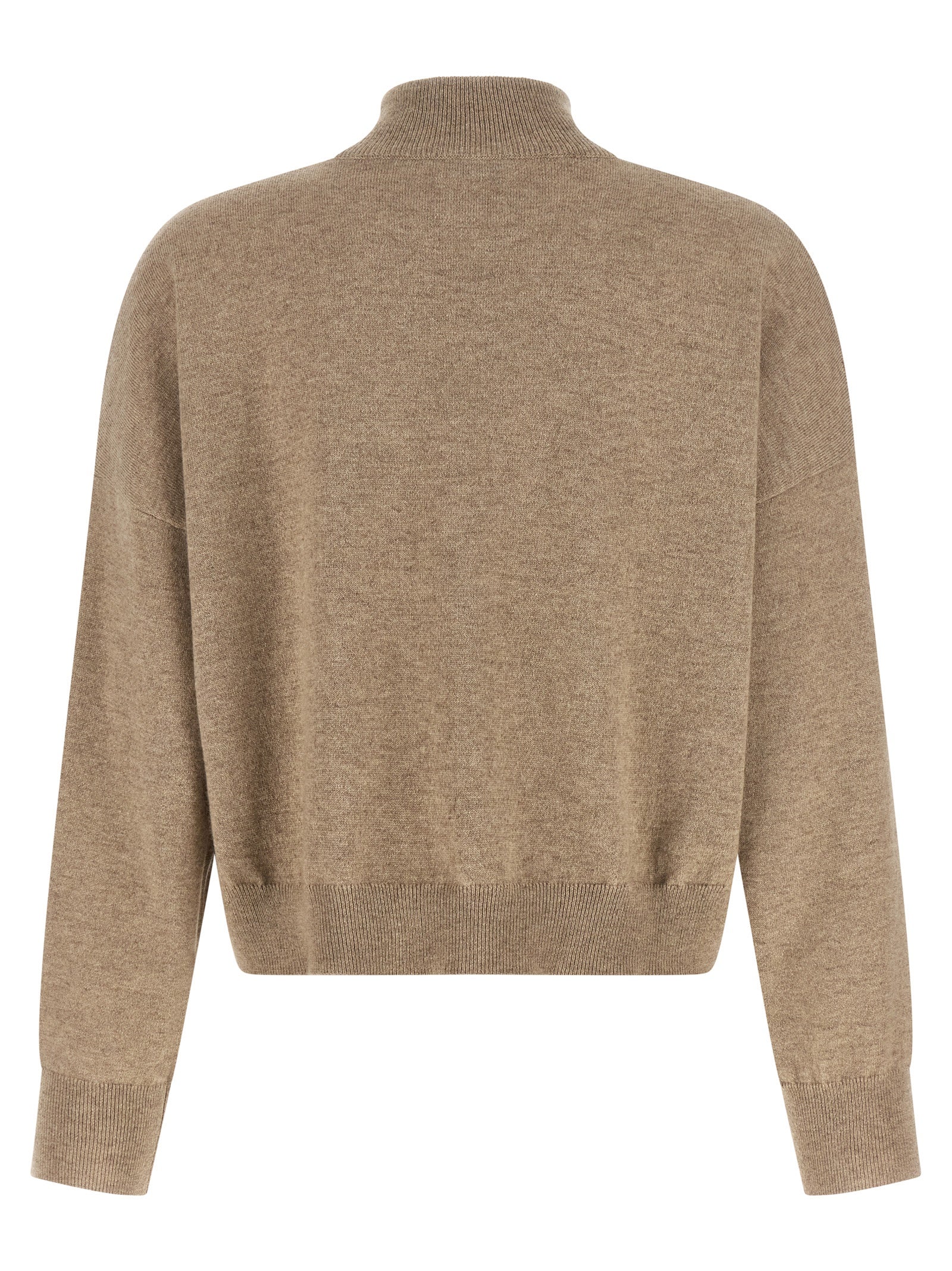 Beige Cashmere Cardigan