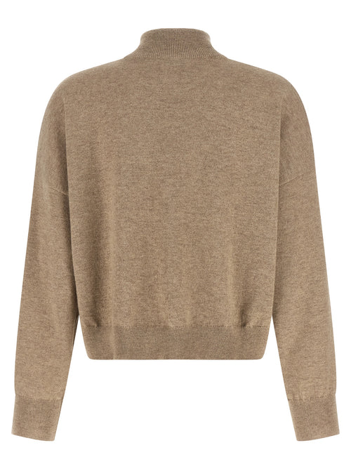 Beige Cashmere Cardigan